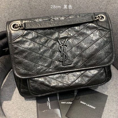 Saint Laurent Niki Vintage Leather Bag