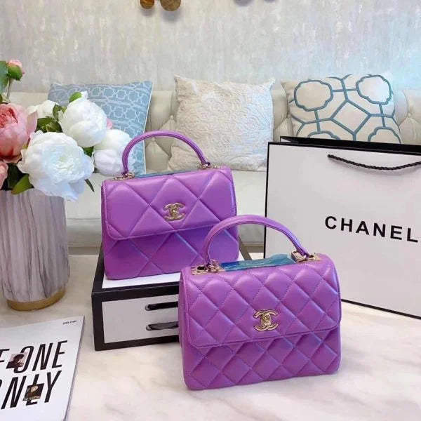 Chanel Flap Bags with Top Handle 鈥� 5 Colors