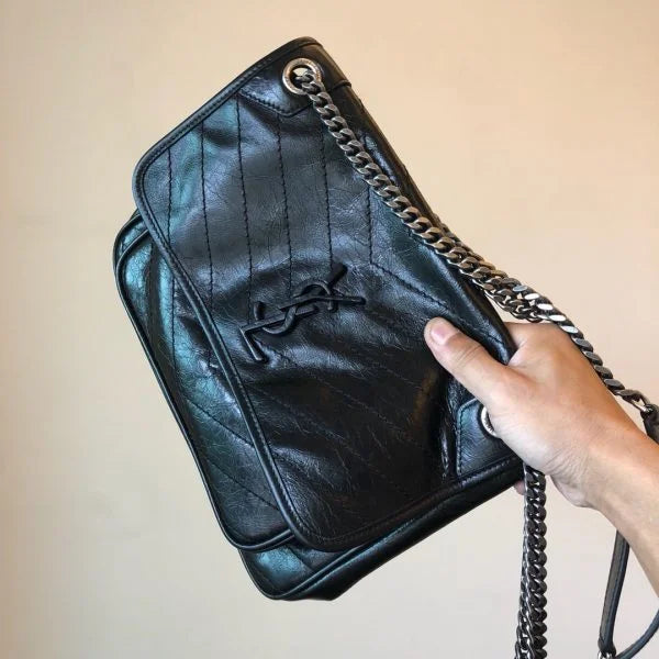 Saint Laurent Niki Vintage Leather Bag
