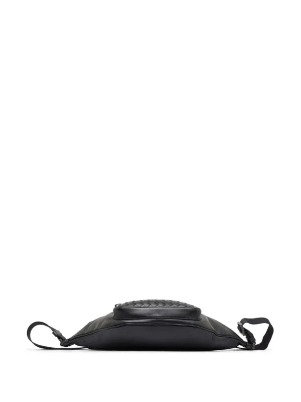 Bottega Veneta Black Intrecciato Belt Bag