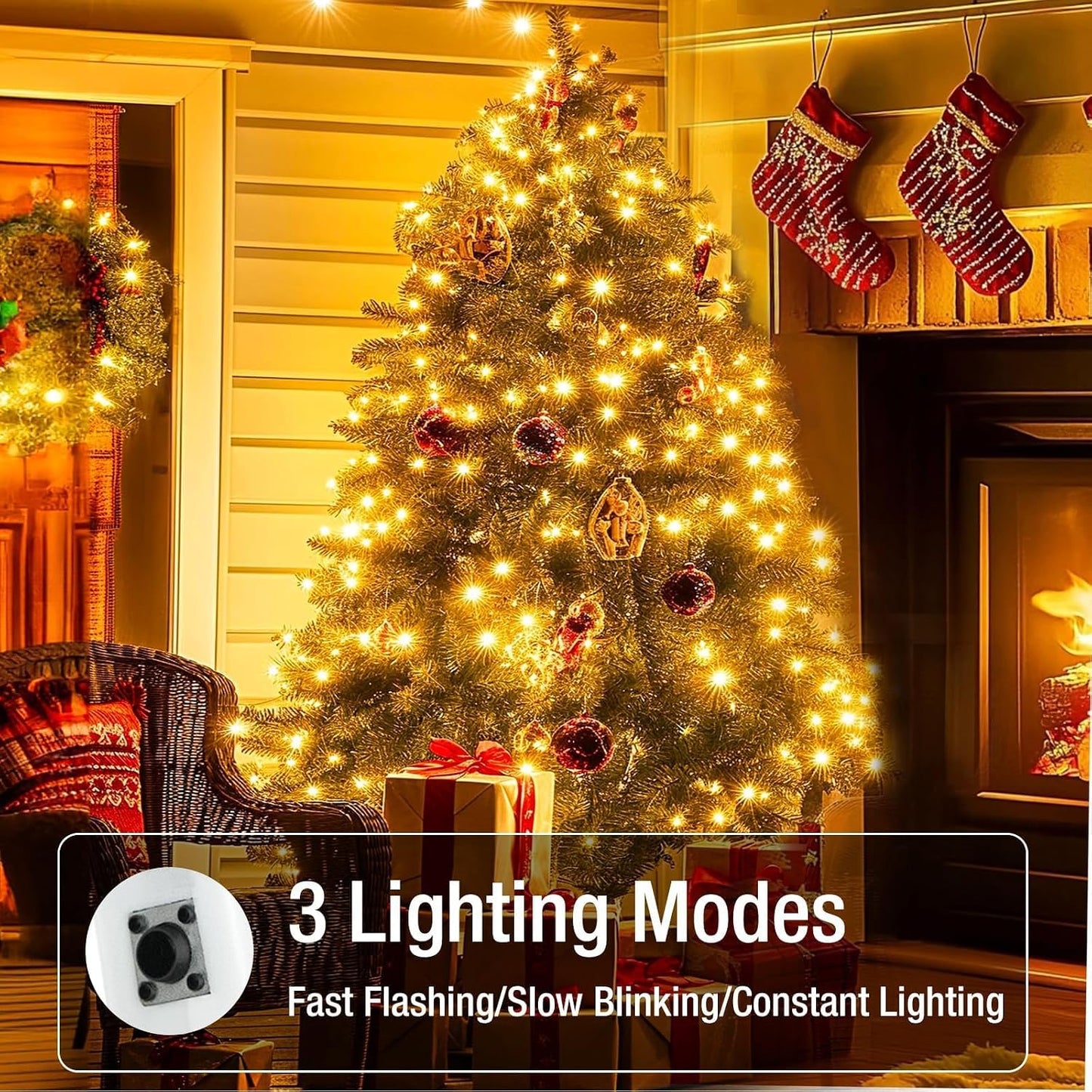6 Pack Fairy Lights Battery Operated - 7ft 20 Led Twinkle Lights 3 Modes, Bulk Mini String Lights Waterproof for Mason Jars Vases DIY Party Wedding Fathers Day Decoration -Warm White