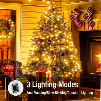 6 Pack Fairy Lights Battery Operated - 7ft 20 Led Twinkle Lights 3 Modes, Bulk Mini String Lights Waterproof for Mason Jars Vases DIY Party Wedding Fathers Day Decoration -Warm White