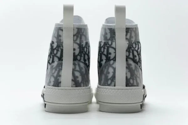 Dior White/Grey Oblique Mesh Sneakers