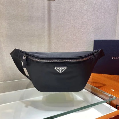 Prada Designer Leather and Nylon Belt Bags