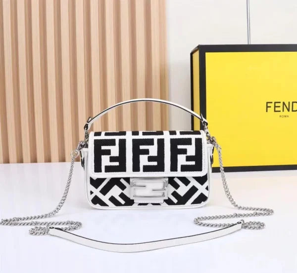 Fendi Baguette Canvas Bag