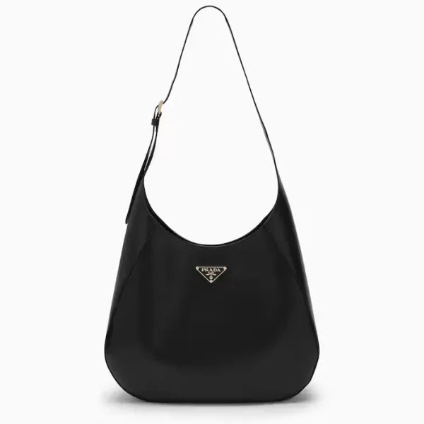 Prada Maxi Cleo Leather Shoulder Bag