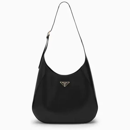 Prada Maxi Cleo Leather Shoulder Bag