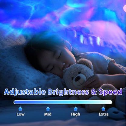 Galaxy Projector, Galaxy Projector for Bedroom, Night Light for Kids, Nebula Ceiling LED Lamp, Room Decor, with Timer and Remote, Gifts for Birthdays