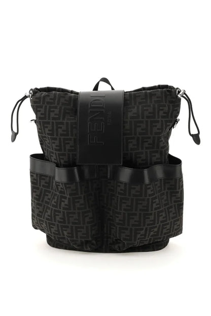 Fendi Strike Medium Black Backpack