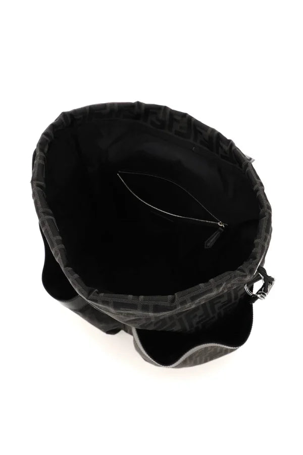 Fendi Strike Medium Black Backpack
