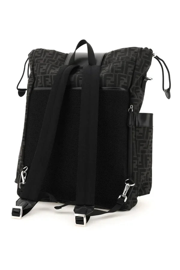 Fendi Strike Medium Black Backpack