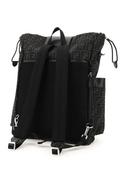 Fendi Strike Medium Black Backpack