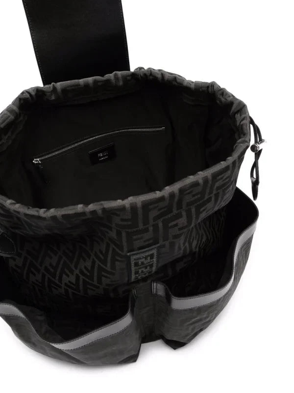 Fendi Strike Medium Black Backpack