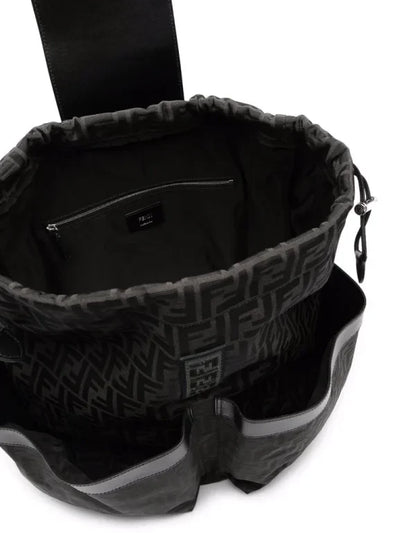 Fendi Strike Medium Black Backpack