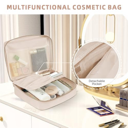 BAGAIL 8 Set Packing Cubes Luggage Packing Organizers for Travel Accessories-Cream