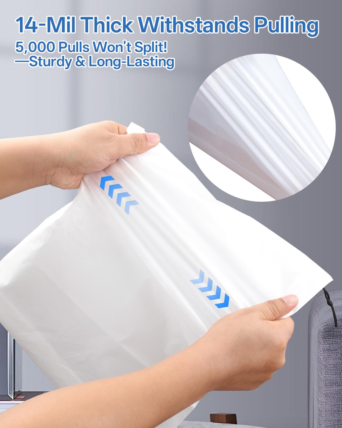 Teskyer 6 Pack Shoe Bags for Travel – Transparent, Waterproof, Portable Shoe Storage for Packing (15.7" x 11.8") – Travel Essentials for Men & Women
