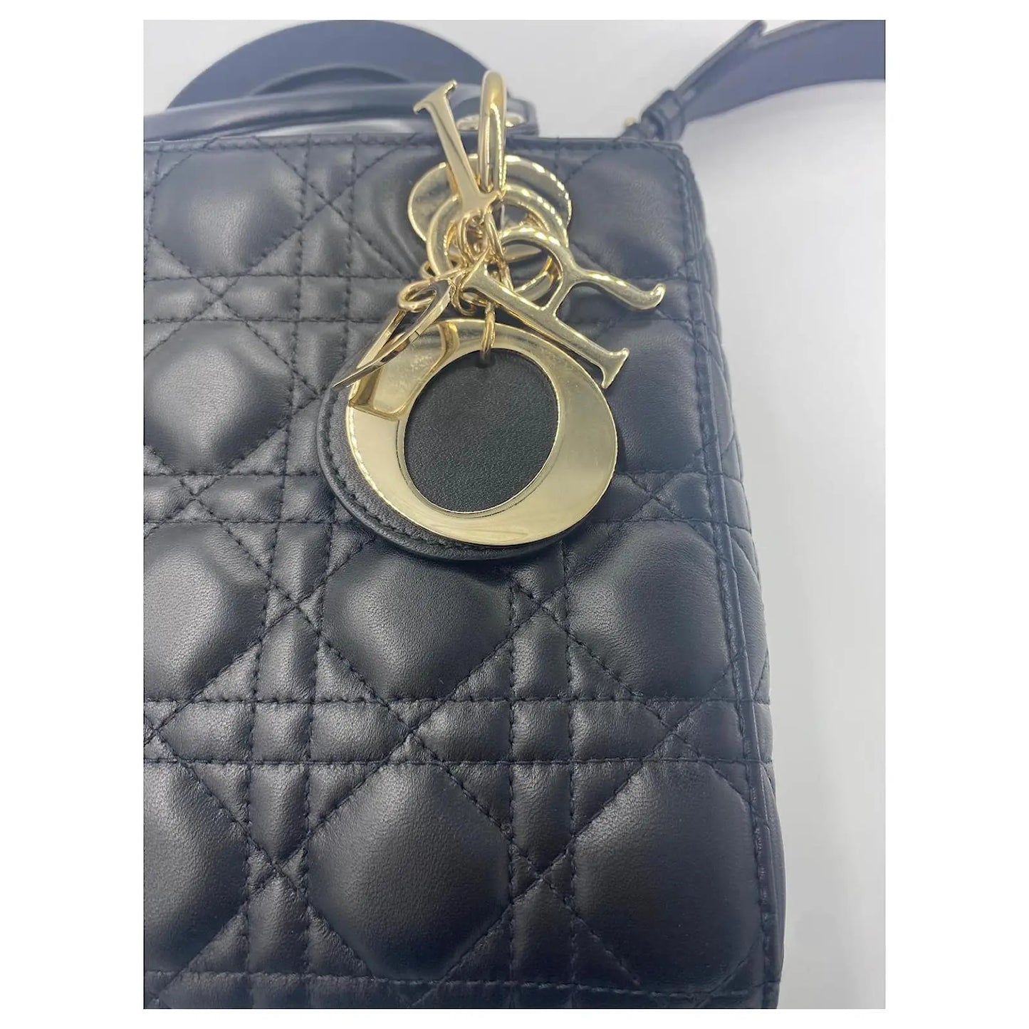 Christian Dior Lady Medium Leather Bag