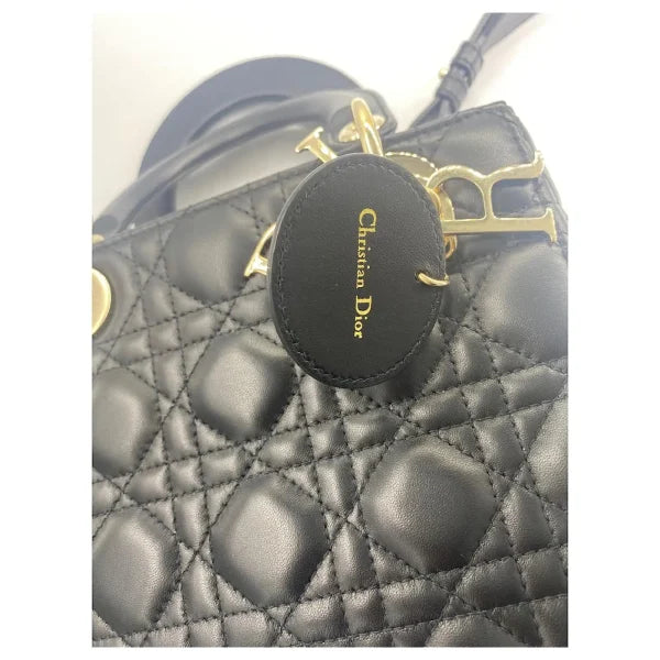 Christian Dior Lady Medium Leather Bag
