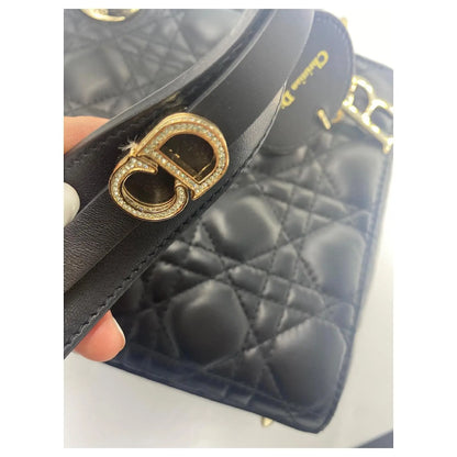 Christian Dior Lady Medium Leather Bag
