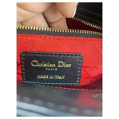 Christian Dior Lady Medium Leather Bag