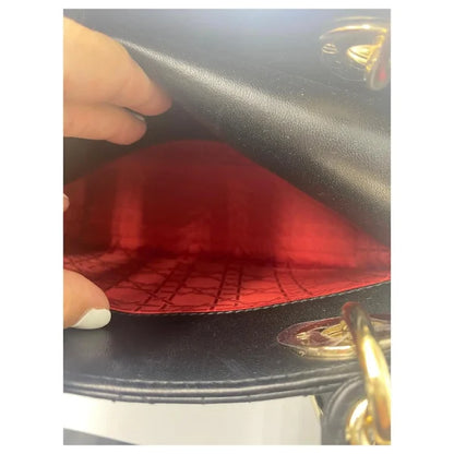 Christian Dior Lady Medium Leather Bag