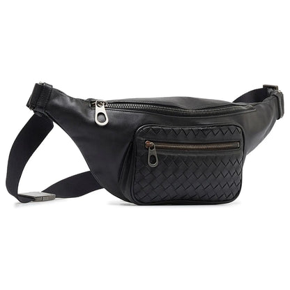 Bottega Veneta Black Intrecciato Belt Bag