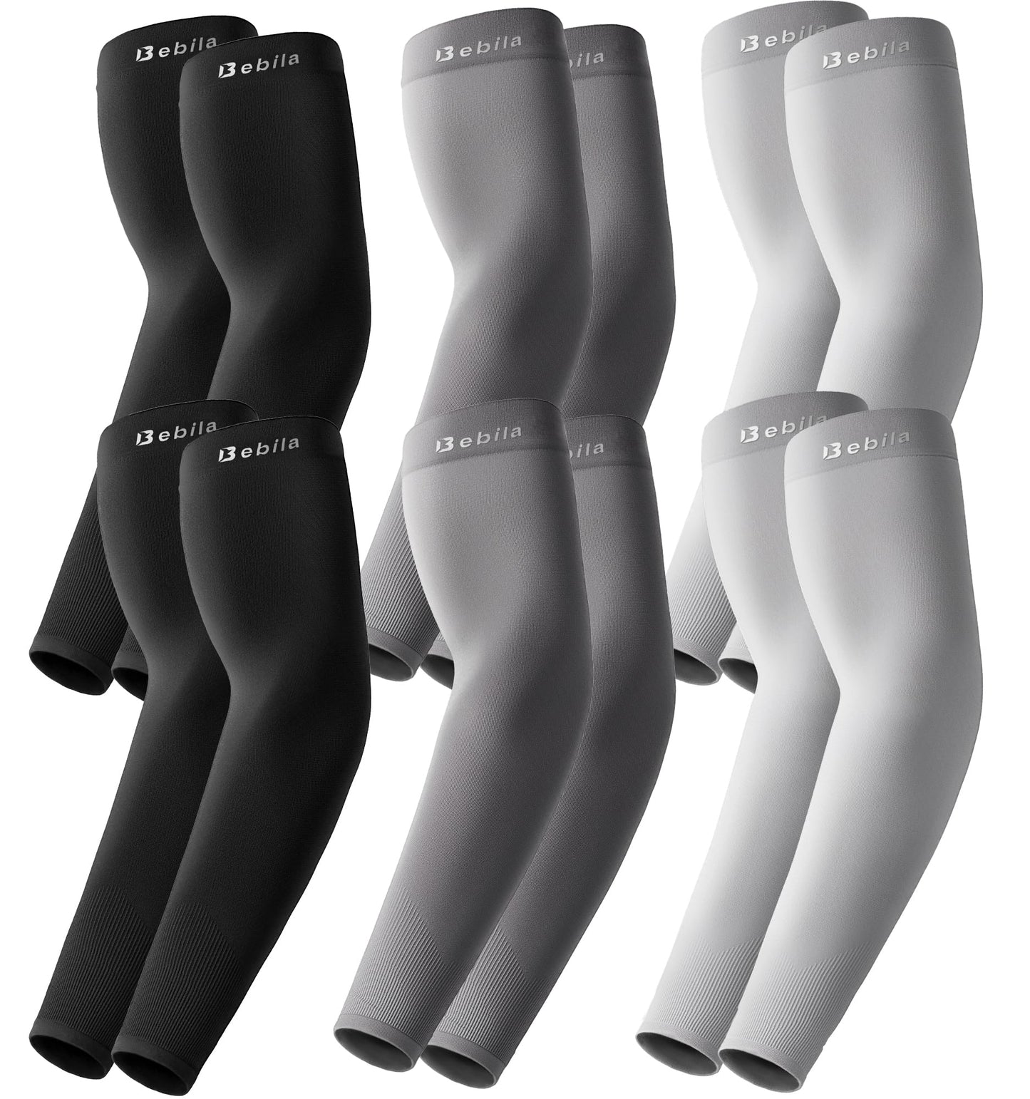 Arm Sleeves for Men Women, UV Sun Protection Cooling Compression Outdoor
