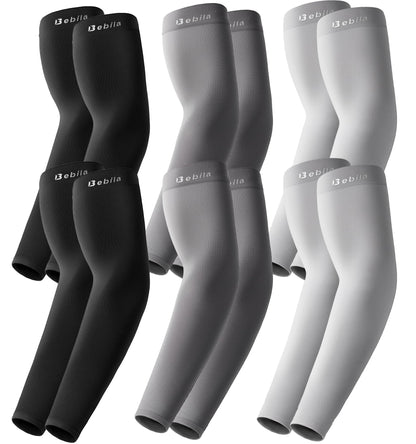 Arm Sleeves for Men Women, UV Sun Protection Cooling Compression Outdoor