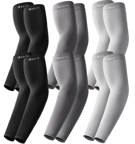 Arm Sleeves for Men Women, UV Sun Protection Cooling Compression Outdoor