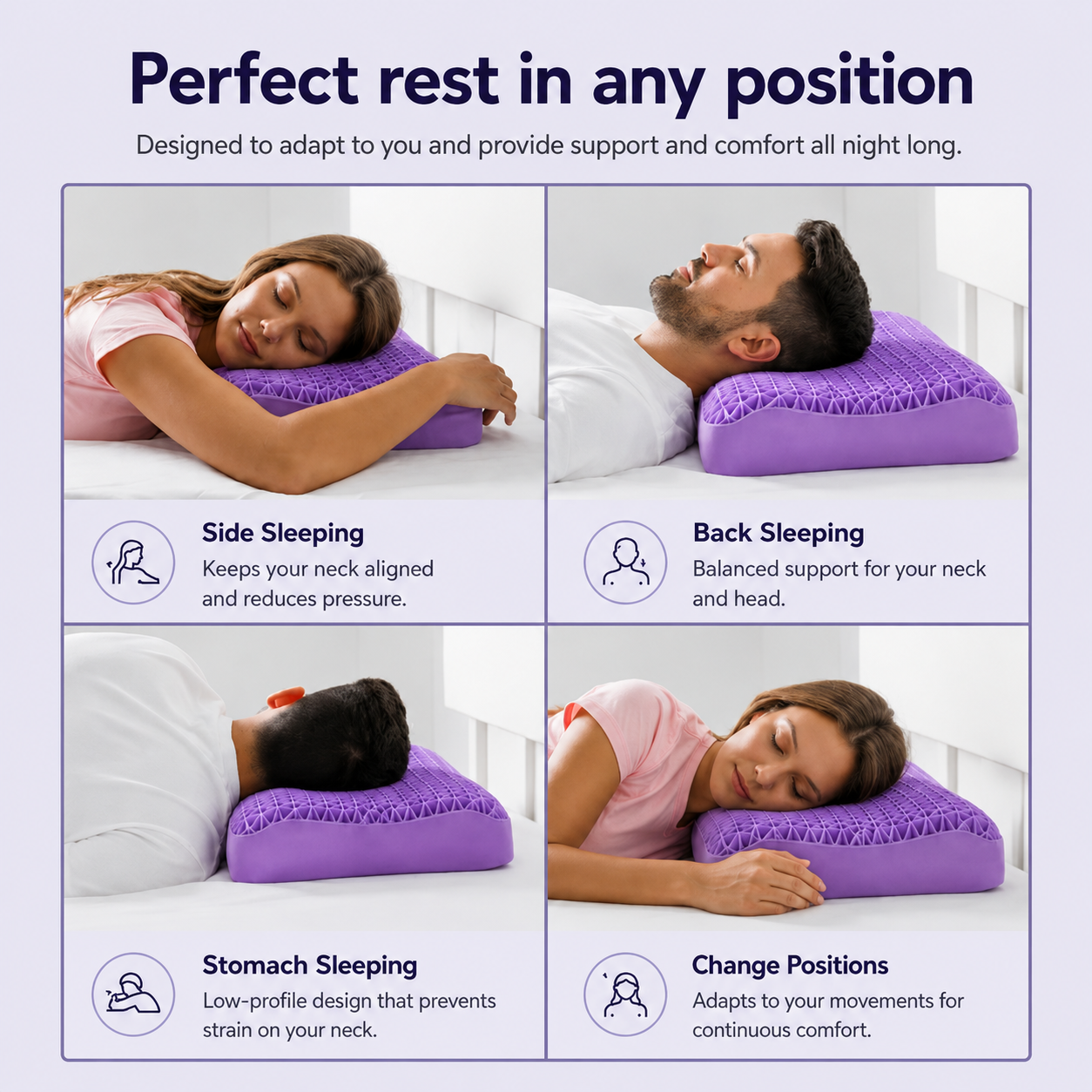 sleepaling HexaCloud Gel Pillow