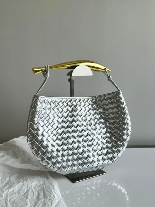 Bottega Veneta Drew Metallic Mini Bag