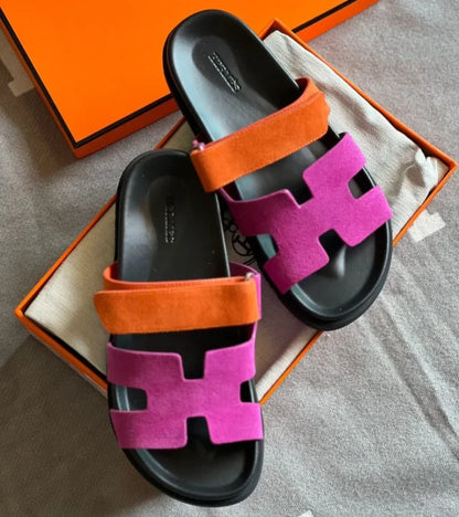 HERMES CHYPRE SANDAL Natural