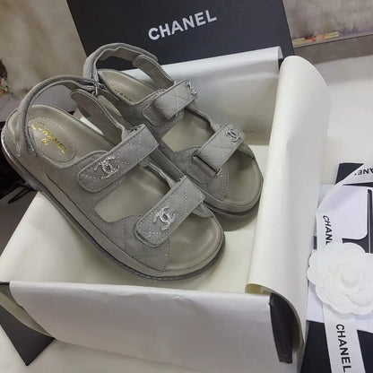Chanel Casual Style CC logo Sandal