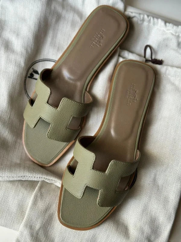 Designer Hermes Oran H Cut Sandals
