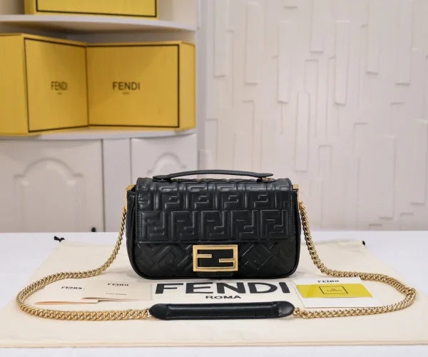 Fendi Baguette Canvas Bag
