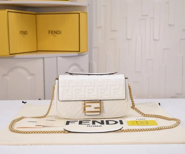 Fendi Baguette Canvas Bag