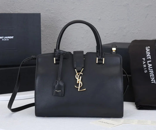 Ysl Cabas Black Gold Bag