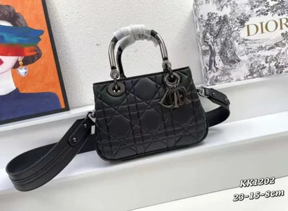 Christian Dior Lady Medium Leather Bag