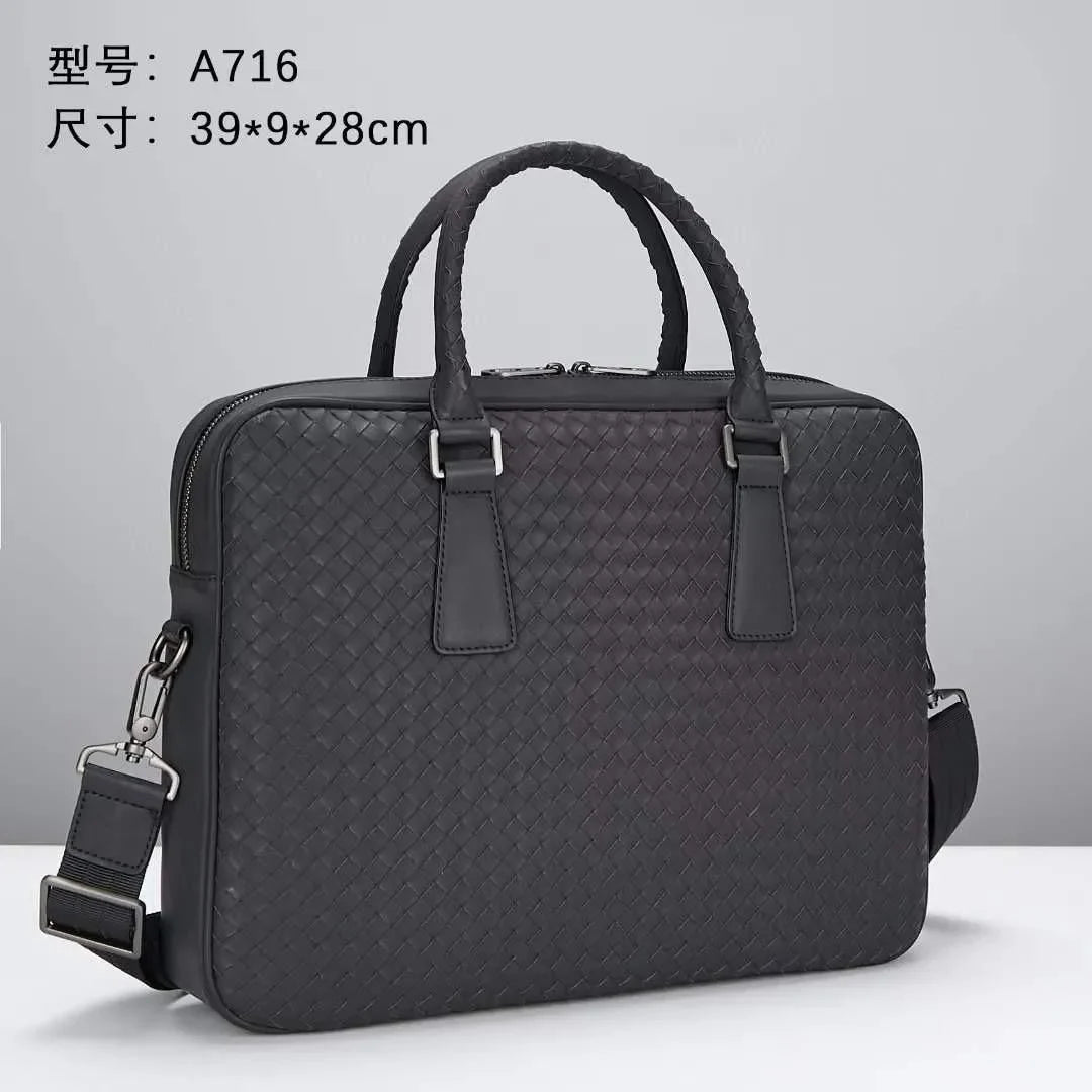 Bottega Veneta Leather Business Briefcase Laptop Bag
