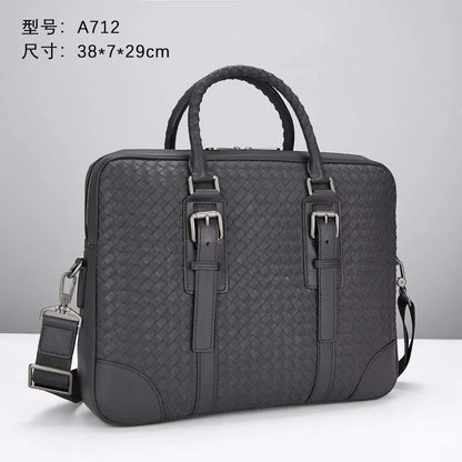 Bottega Veneta Leather Business Briefcase Laptop Bag