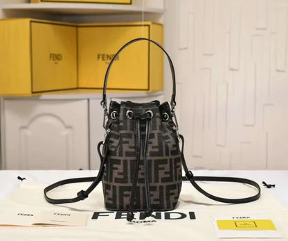 Fendi Mini Mon Tresor Bucket Bag Multicolor