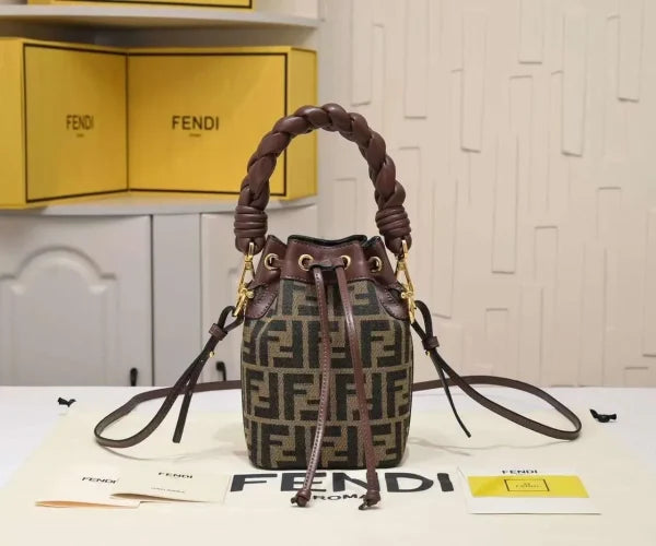 Fendi Mini Mon Tresor Bucket Bag Multicolor