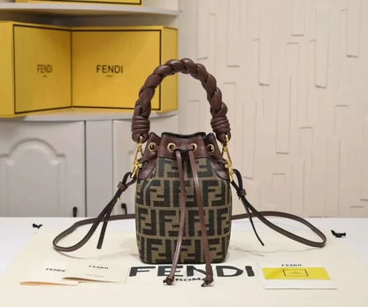 Fendi Mini Mon Tresor Bucket Bag Multicolor