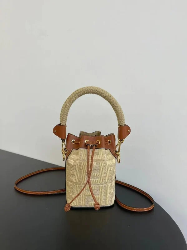 Fendi Mini Mon Tresor Bucket Bag Multicolor