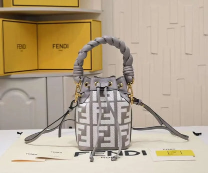 Fendi Mini Mon Tresor Bucket Bag Multicolor