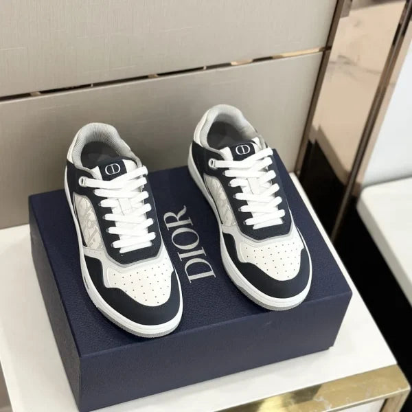 Christian Dior Blue and Deep Gray Sneakers