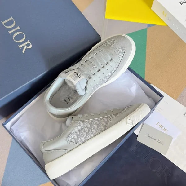 Dior Men Ferragamo Sneaker Navy Blue
