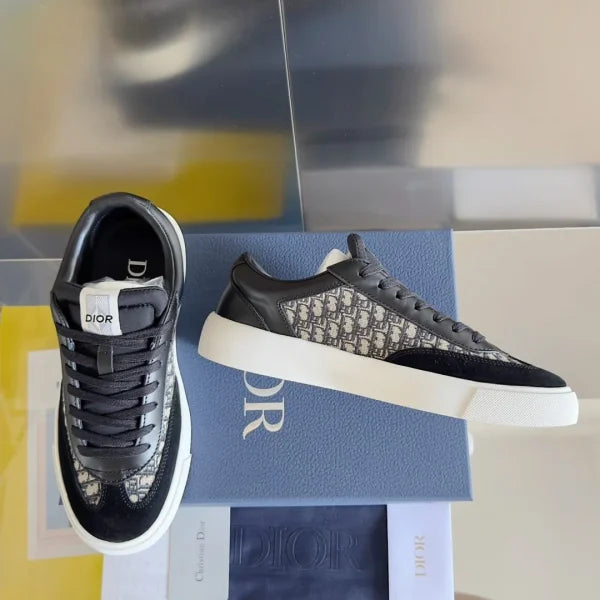 Dior Men Ferragamo Sneaker Navy Blue