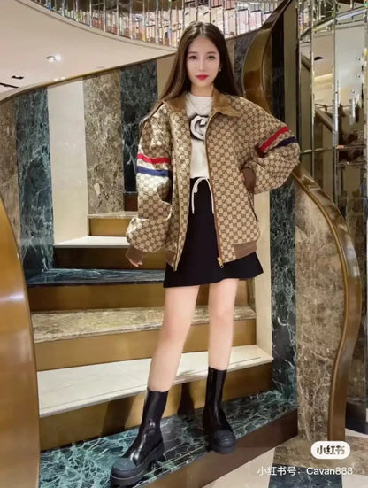 Gucci Canvas Zip Jacket