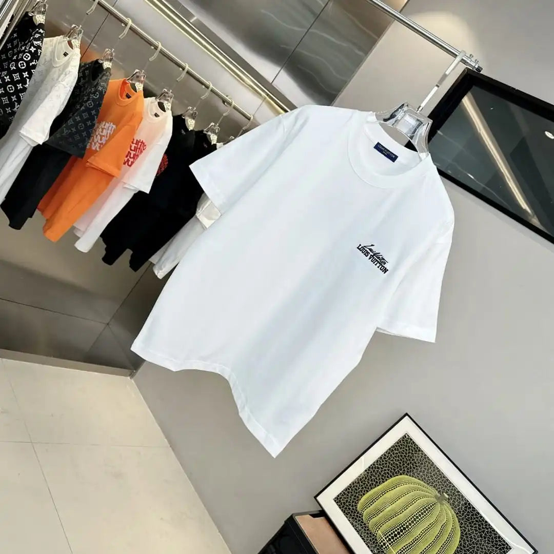 Louis Vuitton Graphic-Print Cotton T-Shirt
